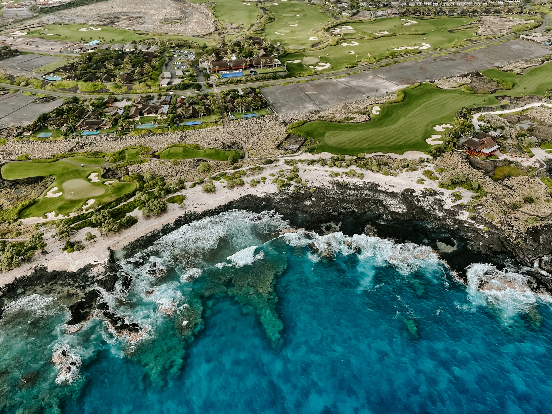 Kona Coast Aerial View